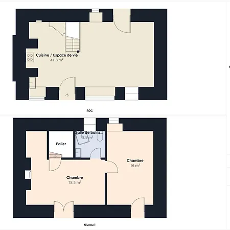 Maison Pour 5 Avec Cour Exterieure Dans Le Centre 펜션 *